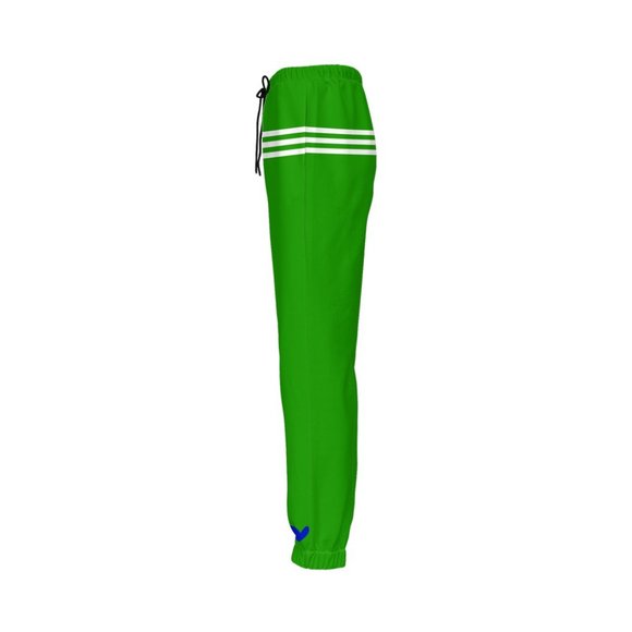 Blue & Green Unisex Casual Fit Jogging Pants - Picture 6 of 6